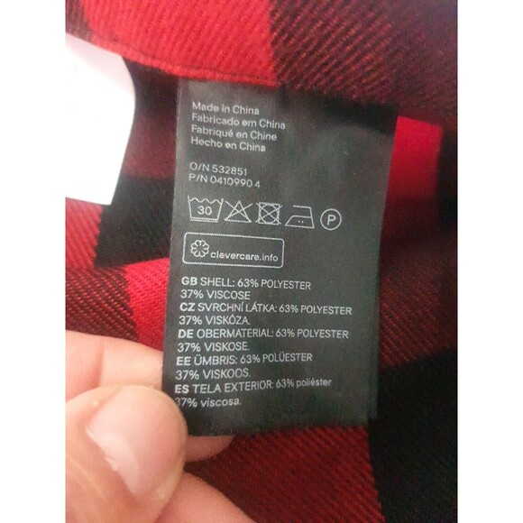 Divided by H&M Womens Skirt Size 8 Plaid Mini Preppy School Punk Edgy Punkcore - Picture 10 of 12